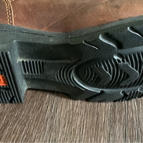 Timberland Boots Womens Brown Leather Pro 8 1/2 M  Work Boots - Picture 9 of 10